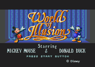 World of Illusion starring Mickey Mouse & Donald Duck (USA, Korea) (Beta 2)